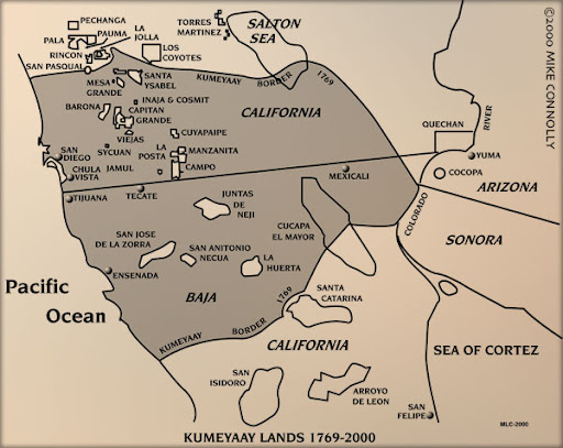 Kumeyaay Map Territory